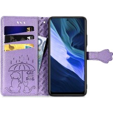 My Boutique1 Infinix Not 10 Karikatür Hayvanlar Için Kısa Kayış Flip Case Telefon Kılıfı (Yurt Dışından)