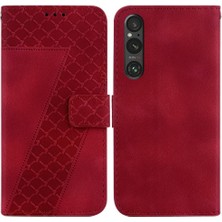 My Boutique1 Sony Xperia 1 V Için Cüzdan Kart Yuvası Fonksiyonu Flip Folio Telefon Kılıfı (Yurt Dışından)