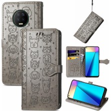 My Boutique1 Infinix Not 7 Için Kısa Kayış Karikatür Hayvanlar Çevirin Telefon Kılıfı (Yurt Dışından)