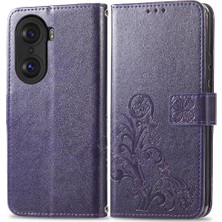 My Boutique1 Huawei Onur 60 Pro Flip Için Zarif Iş Deri Telefon Kılıfı (Yurt Dışından)