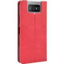 My Boutique1 Asus Zenfone 7/7 Pro Manyetik Kapatma Cüzdan Pu Deri Telefon Kılıfı (Yurt Dışından)