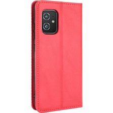 My Boutique1 Asus Zenfone 8 Için Pu Deri Manyetik Kapatma Cüzdan Telefon Kılıfı (Yurt Dışından)