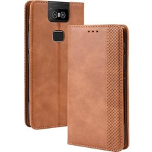 My Boutique1 Asus Zenfone 6 Için Pu Deri Manyetik Kapatma Cüzdan Telefon Kılıfı (Yurt Dışından)