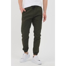 Tarz Cool Erkek Yan Cepli Bel Paça Lastikli Jogger Pantolon