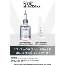 Vichy Yaşlanma & Kırşıklık Karşıtı Serum ve Güneş Kremi Seti