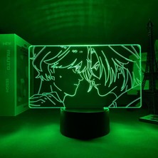 Shatıan 16 Renk Gece Lambası Anime Muz Balık LED Gece Lambası 3D Uzaktan Kumanda Masa Lambası Çocuk Doğum Günü Hediyeleri Dropshipping (Yurt Dışından)
