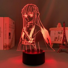 Shatıan LED Işık Anime Demon Slayer Muichiro Tokito Çocuk Yatak Odası Dekoru Için Aydınlatma Doğum Günü Hediyesi Manga 3D Gece Lambası Kimetsu Hiçbir Yaiba (Yurt Dışından)