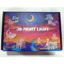 Shatıan Çocuklar Için Fil Gece Lambası, 3D Illüzyon Gece Lambası, Uzaktan Kumanda ile 16 Renk Değiştirme, Oda Dekoru, Çocuklar Için Hediyeler Erkek Kız (Yurt Dışından)