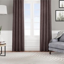 Goccia Fon Perde Özel Ölçüye Uygun Kadifemsi Pilesiz Bohem Salon Otel Oturma Çocuk Odası Tek Kanat A. Gri