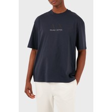 Armani Exchange Pamuklu Relaxed Fit Bisiklet Yaka T Shirt Erkek T Shirt 3dztab ZJ3VZ 15CX