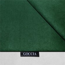 Goccia 2'Li Kadife Dokulu Dikdörtgen Kırlent Kılıfı Yeşil