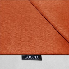 Goccia 4'Lü Kadife Dokulu Kırlent Kılıfı Kiremit