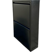 Ace 2'li Metal Ayakkabılık Siyah