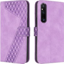 Sony Xperia 1 V Flip Folio Cüzdan Kart Yuvaları Için Telefon Kılıfı Kapak Manyetik (Yurt Dışından)