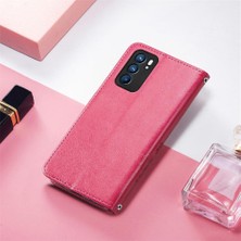 Oppo Case 6 5g Için Zarif Iş Çevirme Kapağı Dört Yapraklı Yonca (Yurt Dışından)