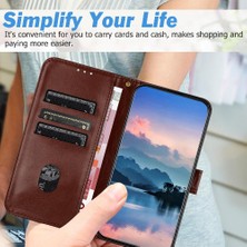 Iphone 14 Için Telefon Kılıfı Pro Pu Deri Flip Folio Litch Desen Kart Yuvaları (Yurt Dışından)