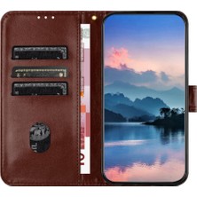 Iphone 14 Için Telefon Kılıfı Pro Pu Deri Flip Folio Litch Desen Kart Yuvaları (Yurt Dışından)