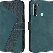 Telefon Kılıfı Için Xiaomi Redmi Not 8 Flip Folio Kickstand Cüzdan Kart Yuvaları (Yurt Dışından)