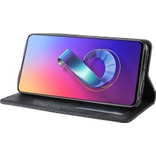 Asus Zenfone 6 Için Kılıf Pu Deri Manyetik Kapatma Cüzdan (Yurt Dışından)