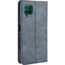 Huawei P40 Lite Cüzdan Manyetik Kapatma Pu Deri Kılıf (Yurt Dışından)