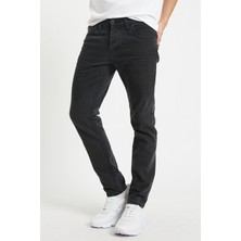 Tarz Cool Erkek Füme Renk Slim Fit Likralı Esnek Pantolon