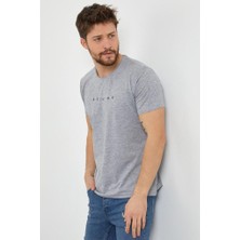 Tarz Cool Erkek Relax Baskılı Slim Fit T-Shirt
