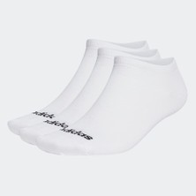 adidas HT3447 T Lın Low 3'lü Beyaz Çorap Unisex Konforlu Kullanım İçin