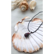 HD Marketim Gerdanlık Yoga Reiki Doğal Zoizit Taşı Kadın Kolye