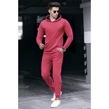 Yakamel Erkek Oversize 3 Iplik Içi Pamuklu Eşofman Takımı Renk