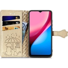 BDT Market Infinix Sıcak 10I Flip Kapak Için Kılıf Darbeye Deri Kılıf Karikatür Kısa (Yurt Dışından)