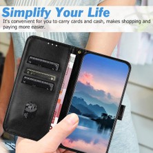 BDT Market Iphone 12 Flip Folio Pu Deri Cüzdan Litch Desen Kartı Için Telefon Kılıfı (Yurt Dışından)