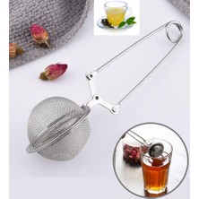 Matesstore Çay Bitki Çayı Süzgeci Pratik Süzgeç Filtre Kahve Demleme Süzgeci Paslanmaz Çelik