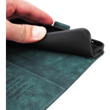 Iphone 15 Için Kılıf Pro Tpu Deri Manyetik Kart Yuvaları Cüzdan Kapak Çevirin (Yurt Dışından)
