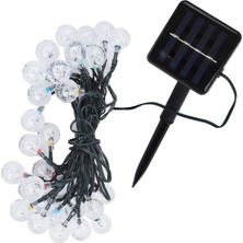 Qisem Bahçe Peyzaj Noel Dekorasyon Renkli Işık Için 5m 30LED Cips Güneş Enerjisi Dize Işık (Yurt Dışından)