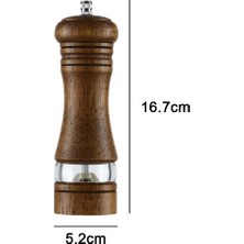 Qisem Karabiber Değirmeni Akrilik Şeffaf Karabiber Değirmeni-6 Inç (Yurt Dışından)