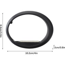 Qisem (Siyah) Çok Fonksiyonlu Okul Çantası Kancası 11X8.5CM, Abs+Eva (Yurt Dışından)