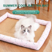 Qisem Çim ve Ağaç Serisi Rattan Pet Mat 40*30CM (Yurt Dışından)