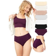 Cottonhill Basic Klasik Pamuklu Geniş Kenarlı Bato Külot 7'li Paket