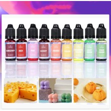 Haicheng Shop No.6 Tarzı 10ML Regments Mum Sabun Sıvı Boya Dıy Uv Epoksi Reçine Kalıp Takı Yapımı Alkol Mürekkep El Yapımı El Sanatları Boyama 18 Renk (Yurt Dışından)