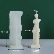 Haicheng Shop H03 Stili Dıy Venüs Mum Kalıp Sanat Mum Silikon Kalıp Koku Insan Şekilli Mum Yapımı Balmumu Alçı Kalıp Handmad (Yurt Dışından)