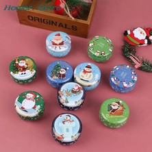 Haicheng Shop A7 Stili Noel Mum Teneke Kavanoz Dıy Mum Yapımı Kiti Kuru Depolama Baharatlar Için Tutucu Saklama Kutusu Kamp Parti Favor Tatlılar Hediyeler (Yurt Dışından)