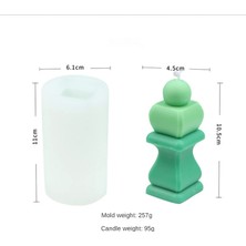 Haicheng Shop O Tarzı Dıy Silikon Geometrik Mum Sabun Kalıp Yuvarlak Top Silindirik Petek Aromatik Mum Yapımı Zanaat Malzemeleri Ev Dekor Hediyeler (Yurt Dışından)