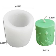 Haicheng Shop C-7.5x6.8cm Stili Noel Serisi Silikon Kalıp Noel Ağacı Şekilli Kalıp Kar Tanesi Aromaterapi Sabun Kalıpları El Yapımı Mum Kalıp Dıy Hatıra (Yurt Dışından)