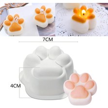 Haicheng Shop Kalıp 8 Tarzı 7*4cm 3D Ayı Kedi Pençe Mum Kalıp Kokulu Silikon Kalıp Dıy El Yapımı Mum Malzeme Kek Sabun Reçine Kalıp Mum Yapımı Tedarik (Yurt Dışından)