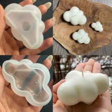 Haicheng Shop M Tarzı 3D Kalp Silikon Mum Kalıp Soya Balmumu Uçucu Yağ Aromaterapi Mum Malzeme Balmumu Diy Sabun Kalıpları Hediyeler (Yurt Dışından)