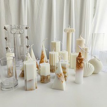 Haicheng Shop Sarı Stil 1 Adet Aromaterapi Buz Çiçek Kabartmalı Mum Kalıbı Dayanıklı Akrilik Plastik Mum Kalıp Dıy Noel Dekorasyon Malzemeleri Aracı (Yurt Dışından)