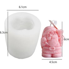 Haicheng Shop C-6.1x6.3cm Stili Noel Serisi Silikon Kalıp Noel Ağacı Şekilli Kalıp Kar Tanesi Aromaterapi Sabun Kalıpları El Yapımı Mum Kalıp Dıy Hatıra (Yurt Dışından)