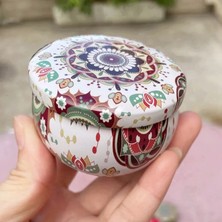 Haicheng Shop No.6 Tarzı Kapaklı Lot Vintage Metal Mum Kavanoz 2.2 Oz El Yapımı Mumlar Konteyner Yapımı Mini Tristmas Hediye Kutusu (Yurt Dışından)