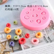 Haicheng Shop Saf Beyaz Tarzı Diy Krem Sır Kek Mum Kalıbı Donut Daire Dekorasyon Silikon Kalıp Çikolata Bisküvi Kalıbı Reçine Kalıpları Kek Dekorasyon Araçları (Yurt Dışından)