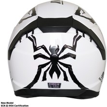 Motoanl Motosiklet Kask Ece 22.R06 Sertifikalı Güneş Vizörlü Fiber Kask Full Face Motor Kaskı Yeni Sezon Insect